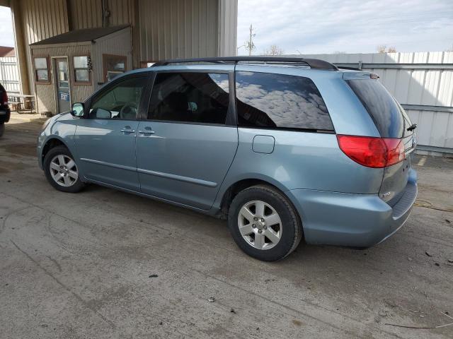 5TDZK23CX8S177313 - 2008 TOYOTA SIENNA CE BLUE photo 2