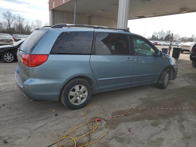 5TDZK23CX8S177313 - 2008 TOYOTA SIENNA CE BLUE photo 3