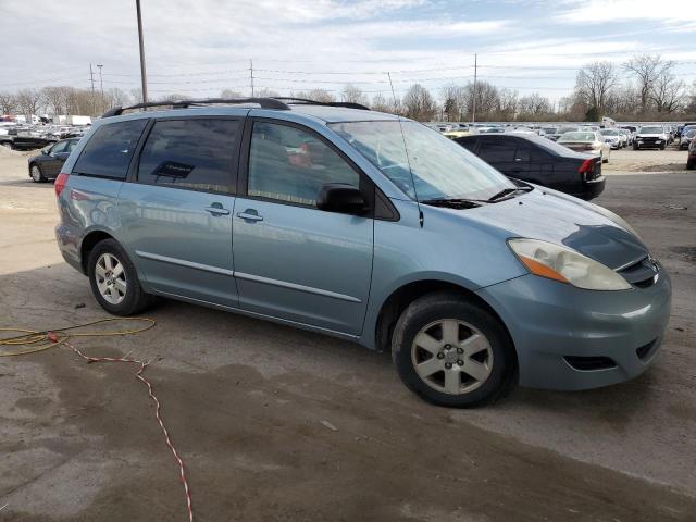 5TDZK23CX8S177313 - 2008 TOYOTA SIENNA CE BLUE photo 4