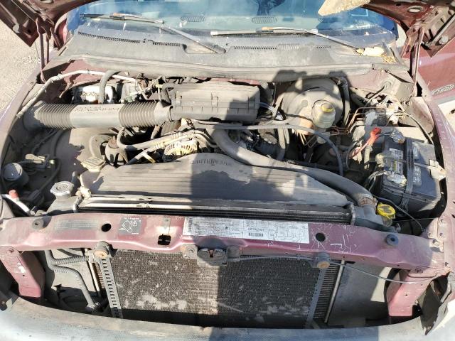 3B7HF13Z81G200638 - 2001 DODGE RAM PICKUP BURGUNDY photo 11