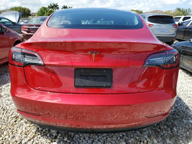 5YJ3E1EA8MF961328 - 2021 TESLA MODEL S 70 RED photo 6