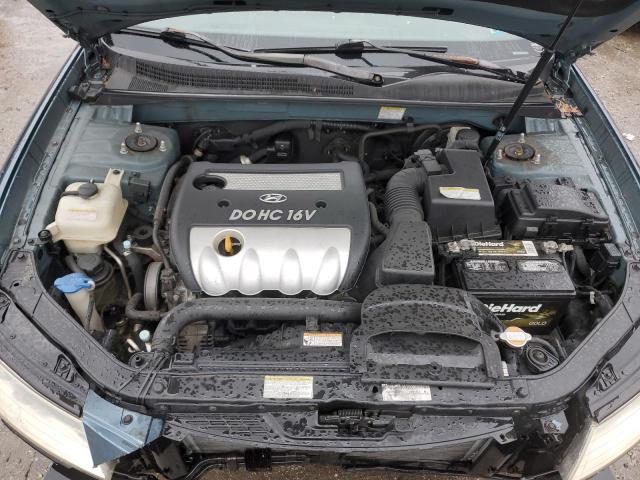 KMHET46CX6A111997 - 2006 HYUNDAI SONATA GL BLUE photo 11