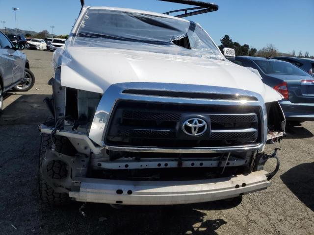 5TFUM5F16CX036516 - 2012 TOYOTA TUNDRA DOUBLE CAB SR5 WHITE photo 5