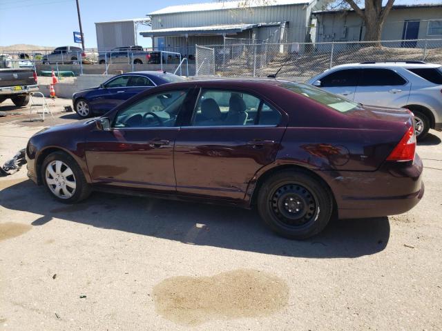 3FAHP0HA1BR236810 - 2011 FORD FUSION SE BURGUNDY photo 2