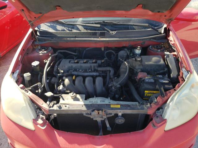 2T1KR32E23C133782 - 2003 TOYOTA COROLLA MA XR RED photo 11