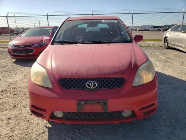 2T1KR32E23C133782 - 2003 TOYOTA COROLLA MA XR RED photo 5