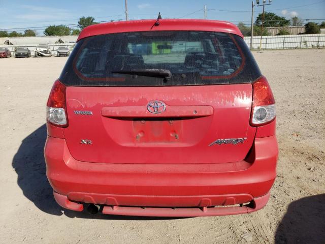 2T1KR32E23C133782 - 2003 TOYOTA COROLLA MA XR RED photo 6