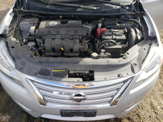 3N1AB7AP0DL674518 - 2013 NISSAN SENTRA S SILVER photo 11