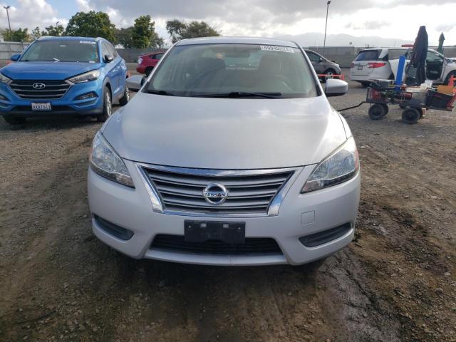 3N1AB7AP0DL674518 - 2013 NISSAN SENTRA S SILVER photo 5