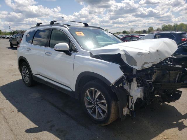 5NMS53AD1KH031581 - 2019 HYUNDAI SANTA FE LIMITED WHITE photo 4