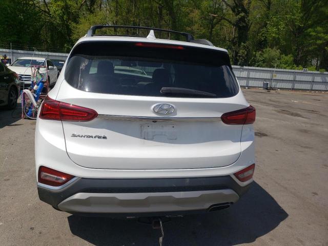 5NMS53AD1KH031581 - 2019 HYUNDAI SANTA FE LIMITED WHITE photo 6