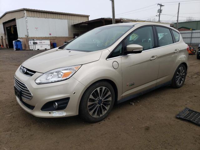 1FADP5FU1HL101584 - 2017 FORD C-MAX TITANIUM GOLD photo 1