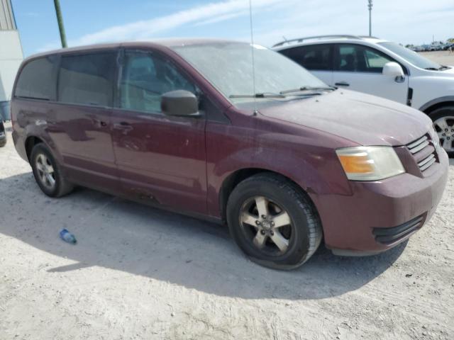 2D8HN44E39R576722 - 2009 DODGE GRAND CARA SE MAROON photo 4