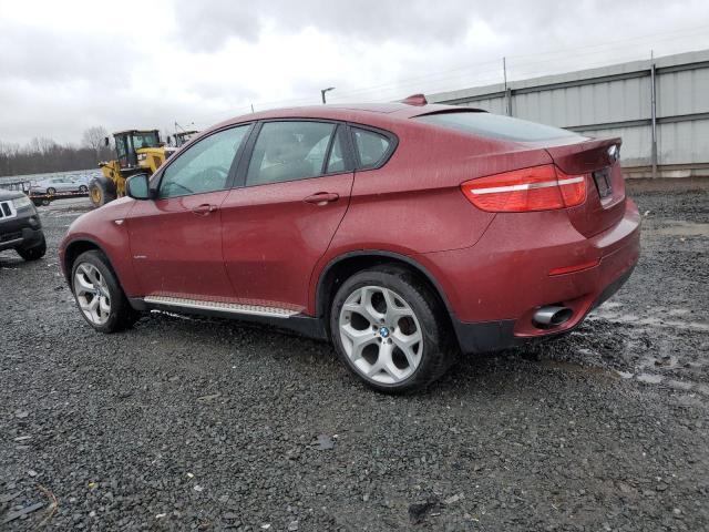 5UXFG2C59BLX06943 - 2011 BMW X6 XDRIVE35I MAROON photo 2