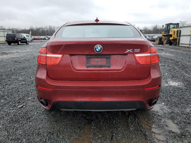 5UXFG2C59BLX06943 - 2011 BMW X6 XDRIVE35I MAROON photo 6