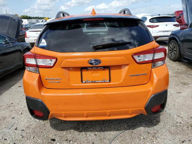 JF2GTACC5JH243633 - 2018 SUBARU CROSSTREK PREMIUM ORANGE photo 6