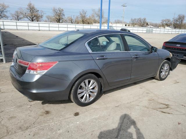 1HGCP2F82BA109608 - 2011 HONDA ACCORD EXL GRAY photo 3