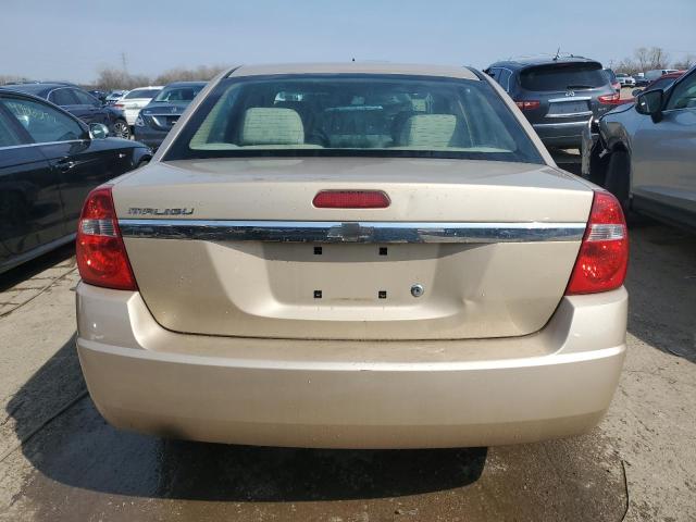 1G1ZS52F45F153736 - 2005 CHEVROLET MALIBU BEIGE photo 6