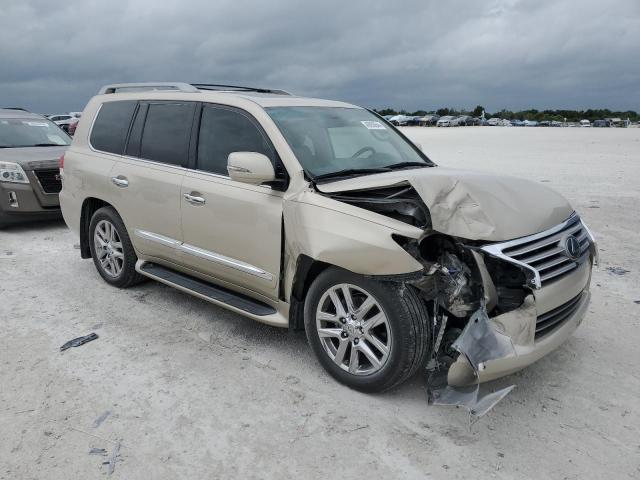 JTJHY7AX3F4179049 - 2015 LEXUS LX 570 BEIGE photo 4