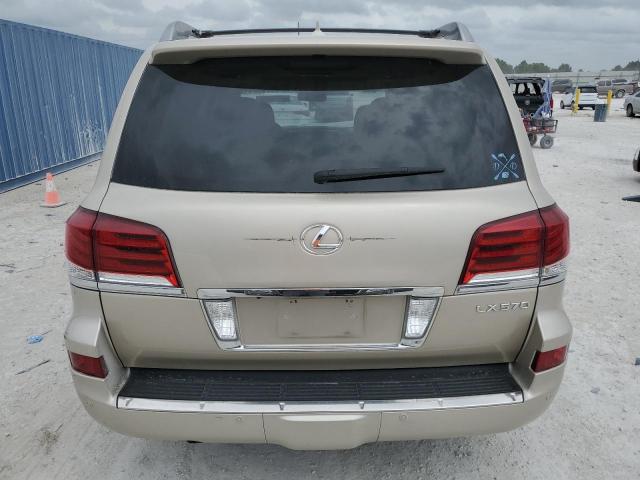 JTJHY7AX3F4179049 - 2015 LEXUS LX 570 BEIGE photo 6