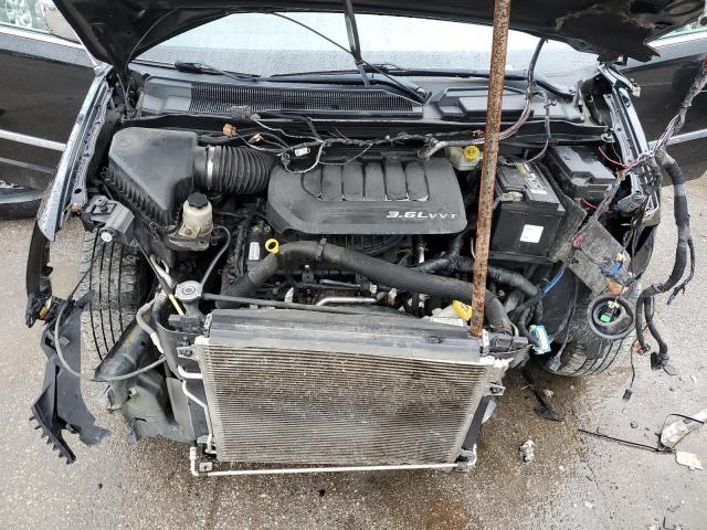 2C4RC1CG1CR300475 - 2012 CHRYSLER TOWN & COU TOURING L BLACK photo 12