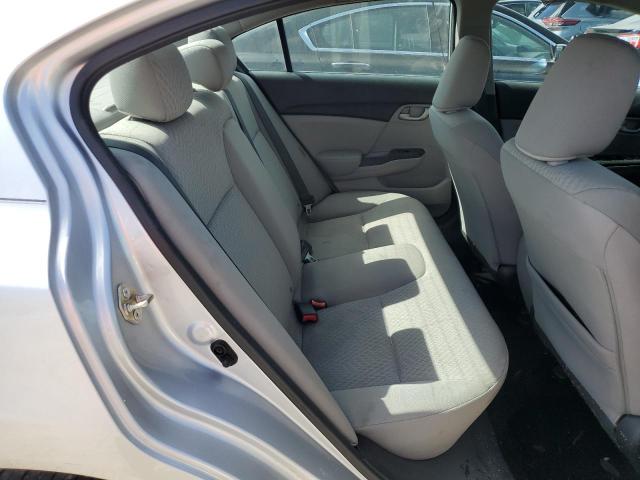 19XFB2F55EE054427 - 2014 HONDA CIVIC LX SILVER photo 10