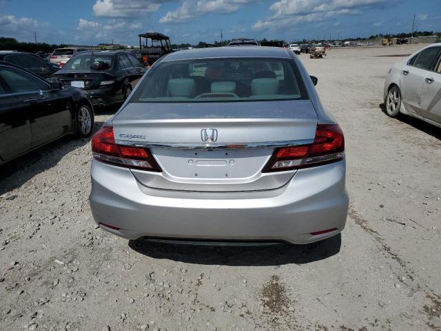 19XFB2F55EE054427 - 2014 HONDA CIVIC LX SILVER photo 6