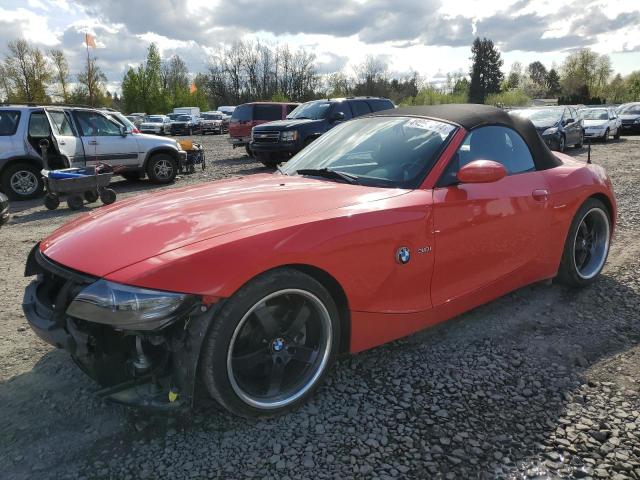 4USBT53585LT28089 - 2005 BMW Z4 3.0 Czerwony zdjęcie 1