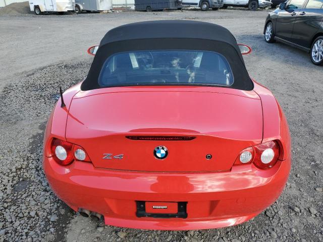 4USBT53585LT28089 - 2005 BMW Z4 3.0 Czerwony zdjęcie 10