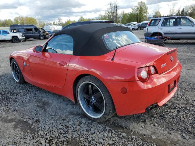 4USBT53585LT28089 - 2005 BMW Z4 3.0 Czerwony zdjęcie 2