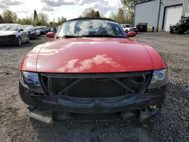 4USBT53585LT28089 - 2005 BMW Z4 3.0 Czerwony zdjęcie 5