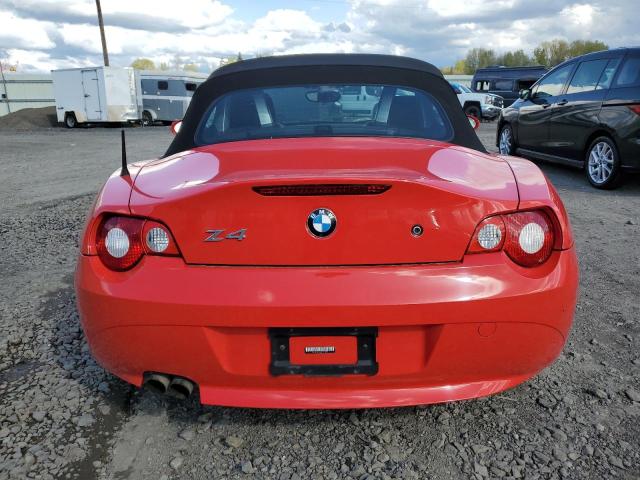 4USBT53585LT28089 - 2005 BMW Z4 3.0 Czerwony zdjęcie 6
