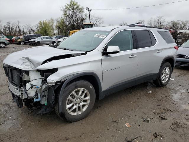 1GNEVGKWXKJ305057 - 2019 CHEVROLET TRAVERSE LT SILVER photo 1