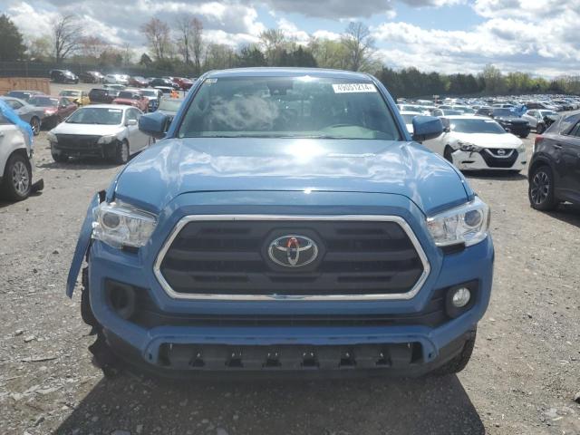 5TFAZ5CN2KX078420 - 2019 TOYOTA TACOMA DOUBLE CAB BLUE photo 5