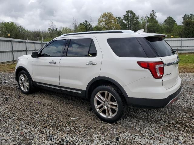 1FM5K8F84GGA69671 - 2016 FORD EXPLORER LIMITED WHITE photo 2