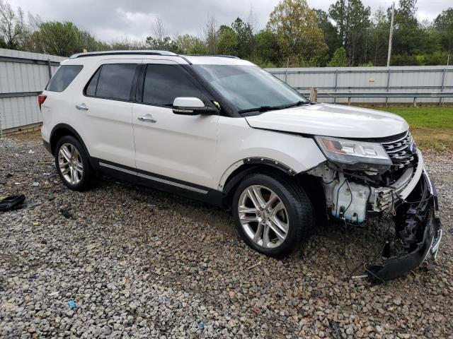 1FM5K8F84GGA69671 - 2016 FORD EXPLORER LIMITED WHITE photo 4