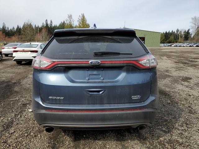 2FMPK4J93JBB29293 - 2018 FORD EDGE SEL BLUE photo 6