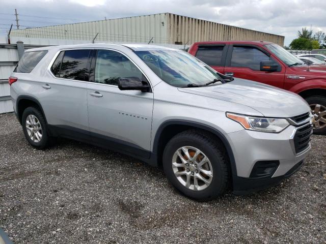 1GNERFKW4KJ228958 - 2019 CHEVROLET TRAVERSE LS SILVER photo 4