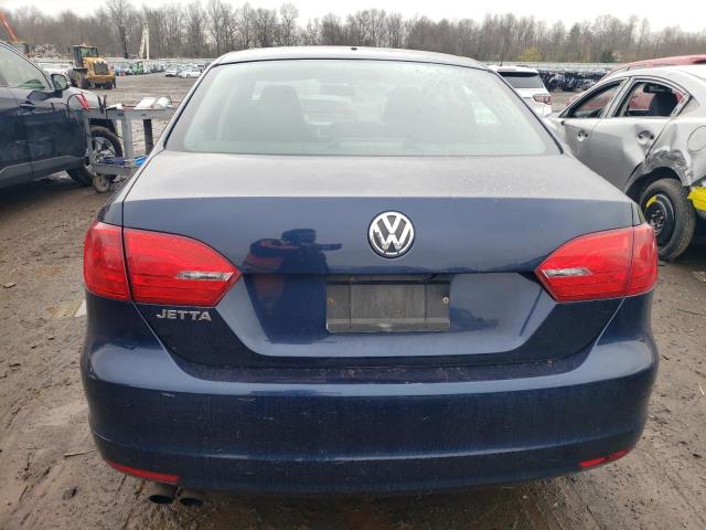 3VW2K7AJ6EM393653 - 2014 VOLKSWAGEN JETTA BASE BLUE photo 6