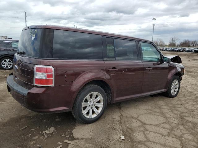 2FMGK5BC6ABA67517 - 2010 FORD FLEX SE BURGUNDY photo 3