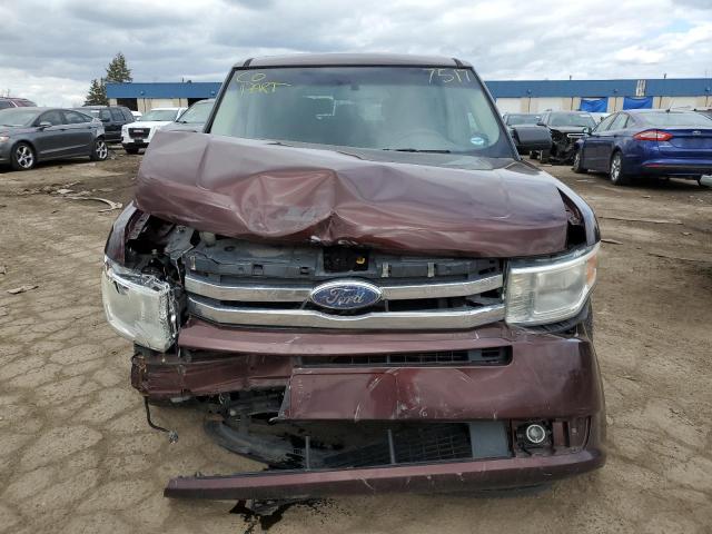 2FMGK5BC6ABA67517 - 2010 FORD FLEX SE BURGUNDY photo 5