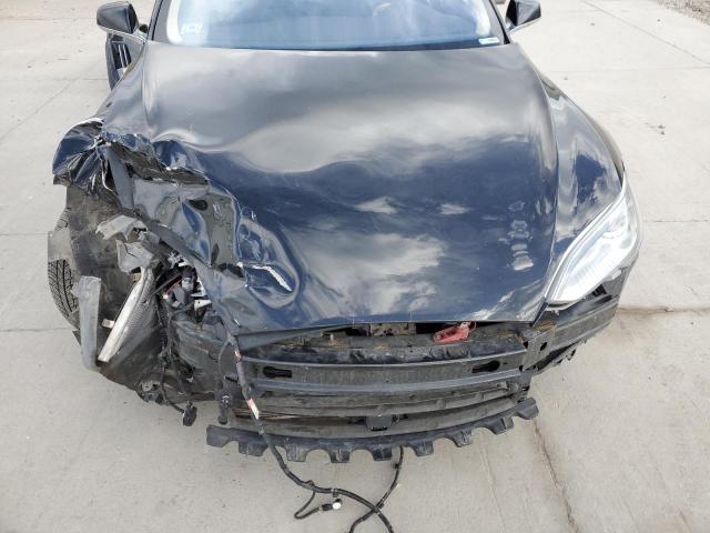 5YJSA1H14EFP61096 - 2014 TESLA MODEL S შავი ფოტო 11