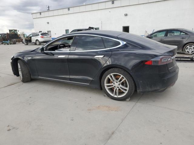 5YJSA1H14EFP61096 - 2014 TESLA MODEL S შავი ფოტო 2