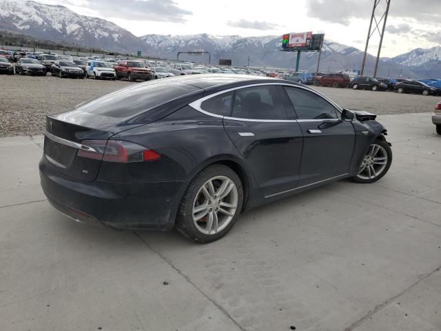 5YJSA1H14EFP61096 - 2014 TESLA MODEL S შავი ფოტო 3