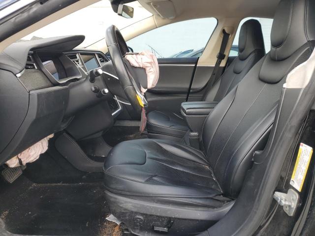 5YJSA1H14EFP61096 - 2014 TESLA MODEL S შავი ფოტო 7