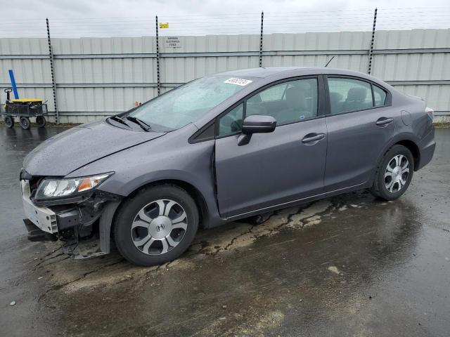 19XFB4F2XEE201889 - 2014 HONDA CIVIC HYBRID GRAY photo 1