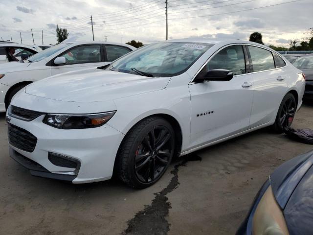 1G1ZD5ST3JF182915 - 2018 CHEVROLET MALIBU LT WHITE photo 1