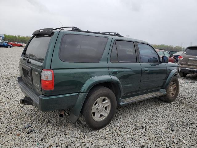 JT3GN86R4Y0165621 - 2000 TOYOTA 4RUNNER SR5 GREEN photo 3