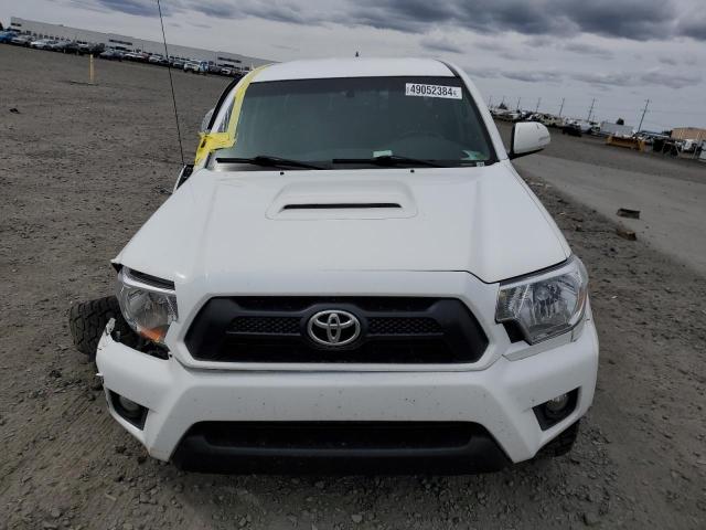 5TFMU4FN6CX007403 - 2012 TOYOTA TACOMA DOUBLE CAB LONG BED WHITE photo 5