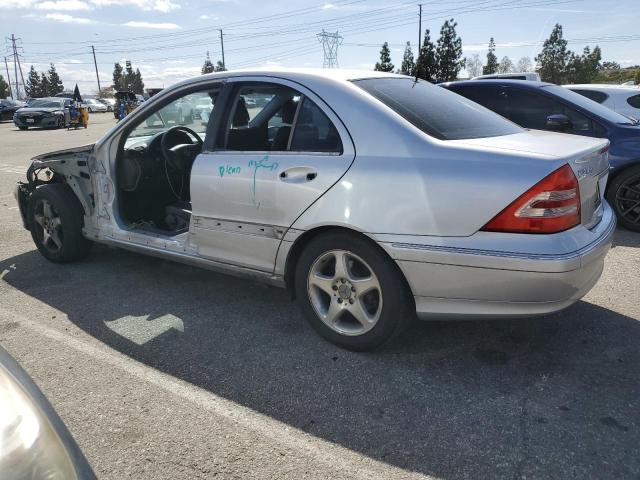 WDBRF61J72F265450 - 2002 MERCEDES-BENZ C 240 SILVER photo 2